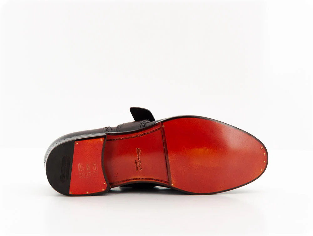 SANTONI - COLIN 16264 GMI NOIR/MARRON