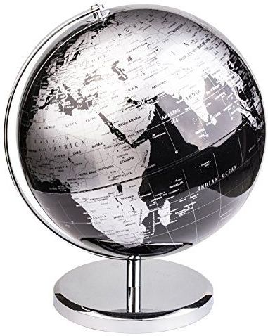 Exerz - Wereldbol - 30 cm - Roestvrijstaal - Educatief