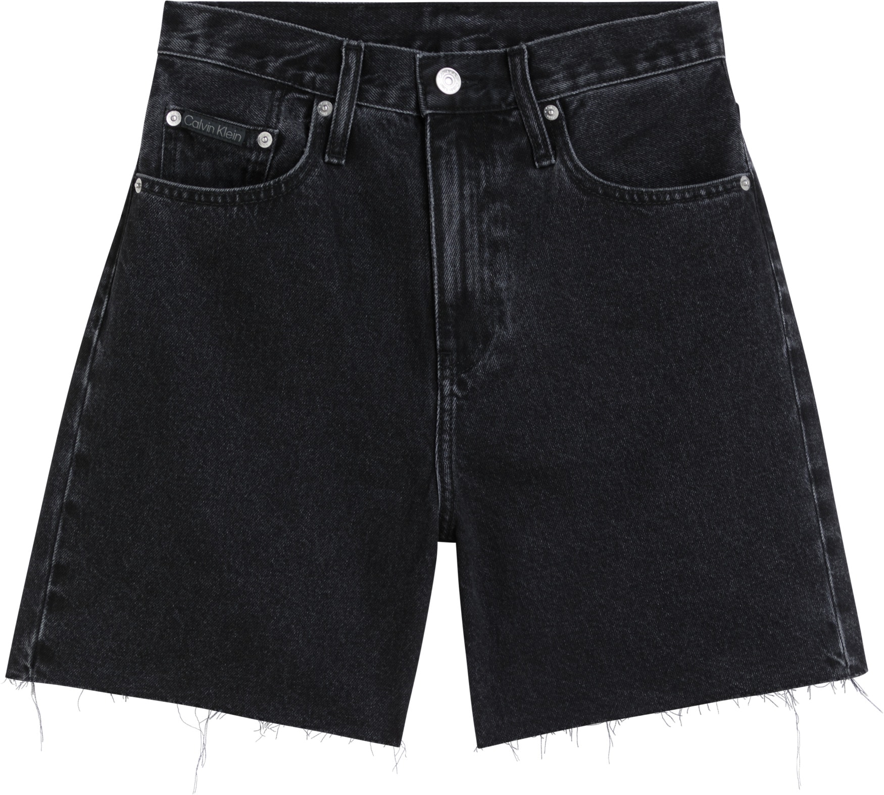 Calvin Klein Jeans Bermudas »BERMUDA SHORT«  mit Fransensaum