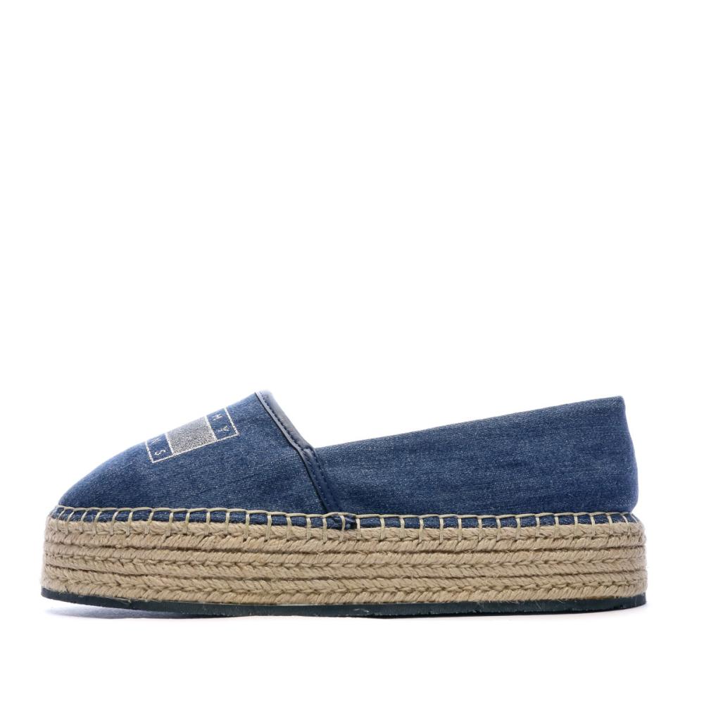 Tommy Hilfiger Espadrilles Bleu Jeans Femme Tommy Hilfiger Winnie