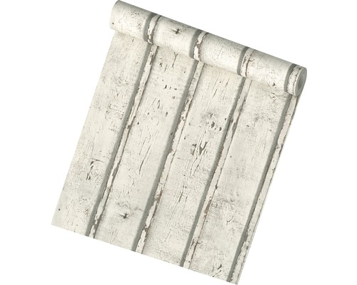 Vliesbehang 95370-1 Best of Wood'n Stone plankhek grijsbruin