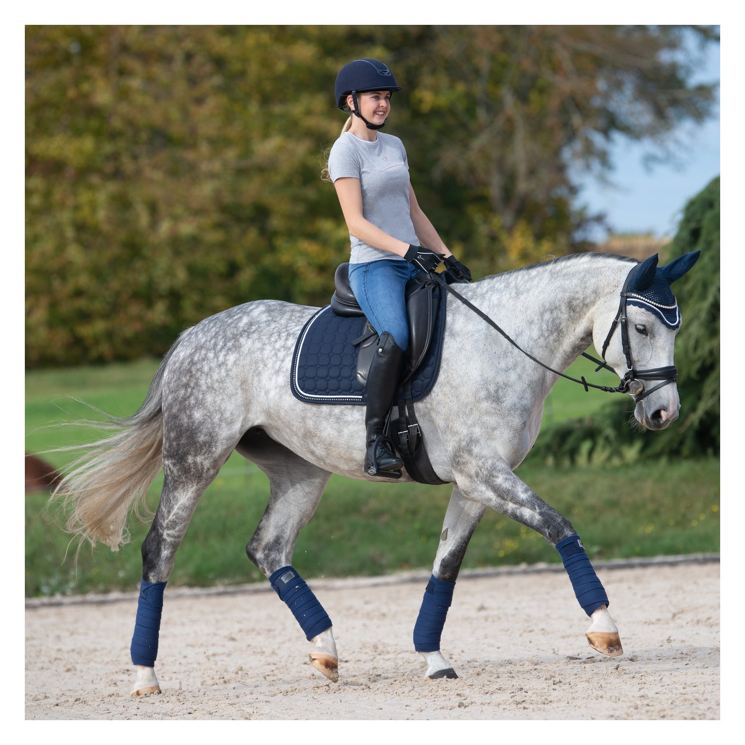 RIDE now Jeans-Reithose  - navy denim - 32