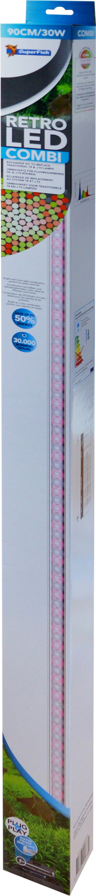 SuperFish aquarium verlichting Retro LED Combi 30 W 90 cm