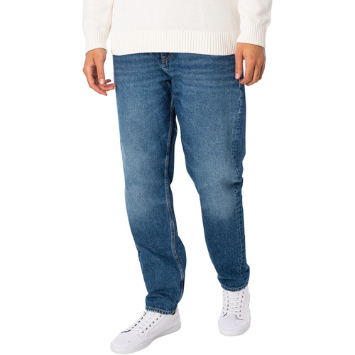 Tommy Jeans - Vaqueros Cónicos Relajados Isaac Azul