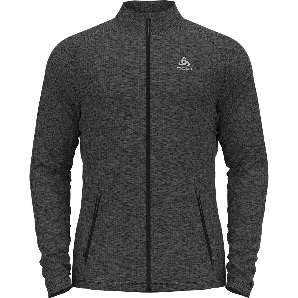 Odlo Tencia Full Tip Midlayer Herren dark grey melange
