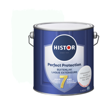 Histor Perfect Protection buitenlak hoogglans RAL 9016 verkeerswit 2,5 liter