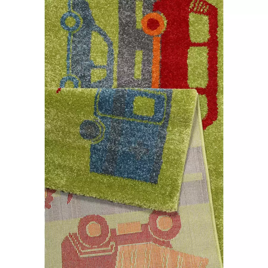Sigikid Kinderteppich Traffic grün