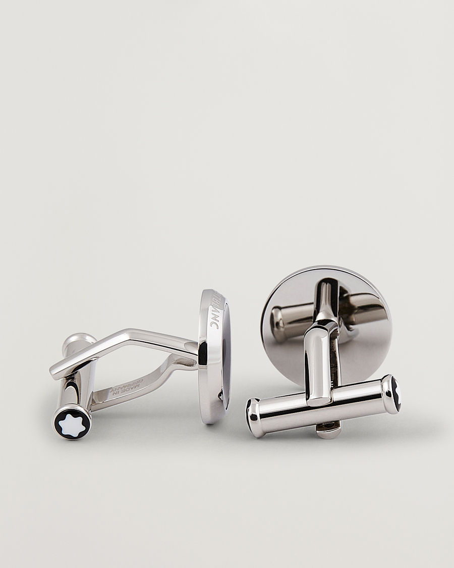 Montblanc Star Cufflinks Black Resin