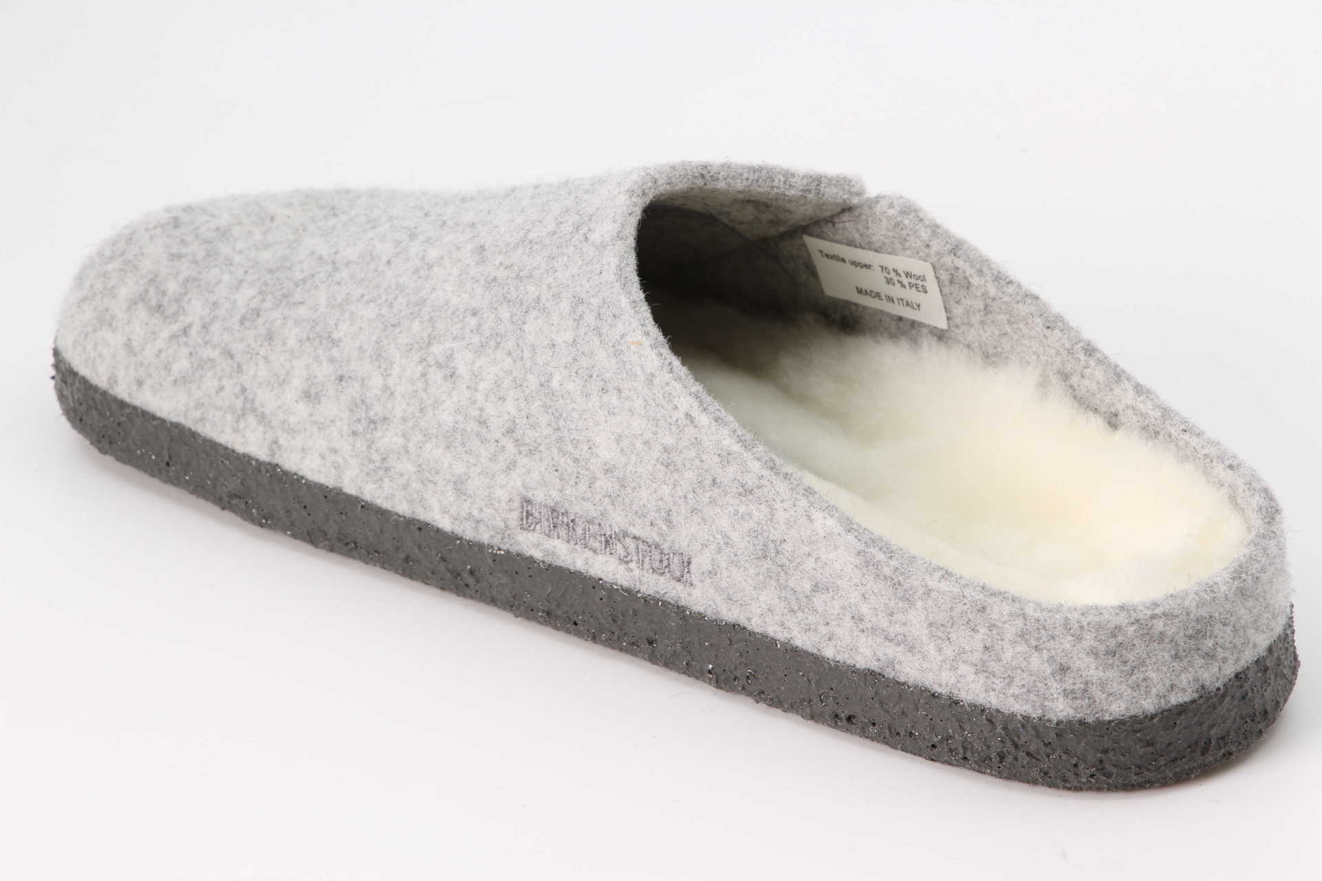 Birkenstock Zermatt Shearling schmal lightgrey