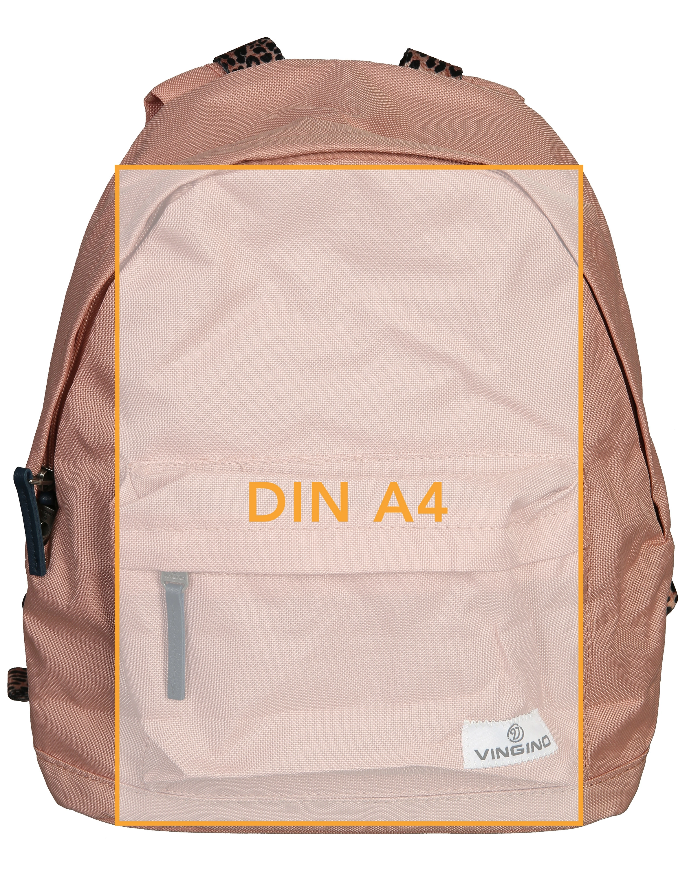 Kinderrucksack SCHOOL in old pink