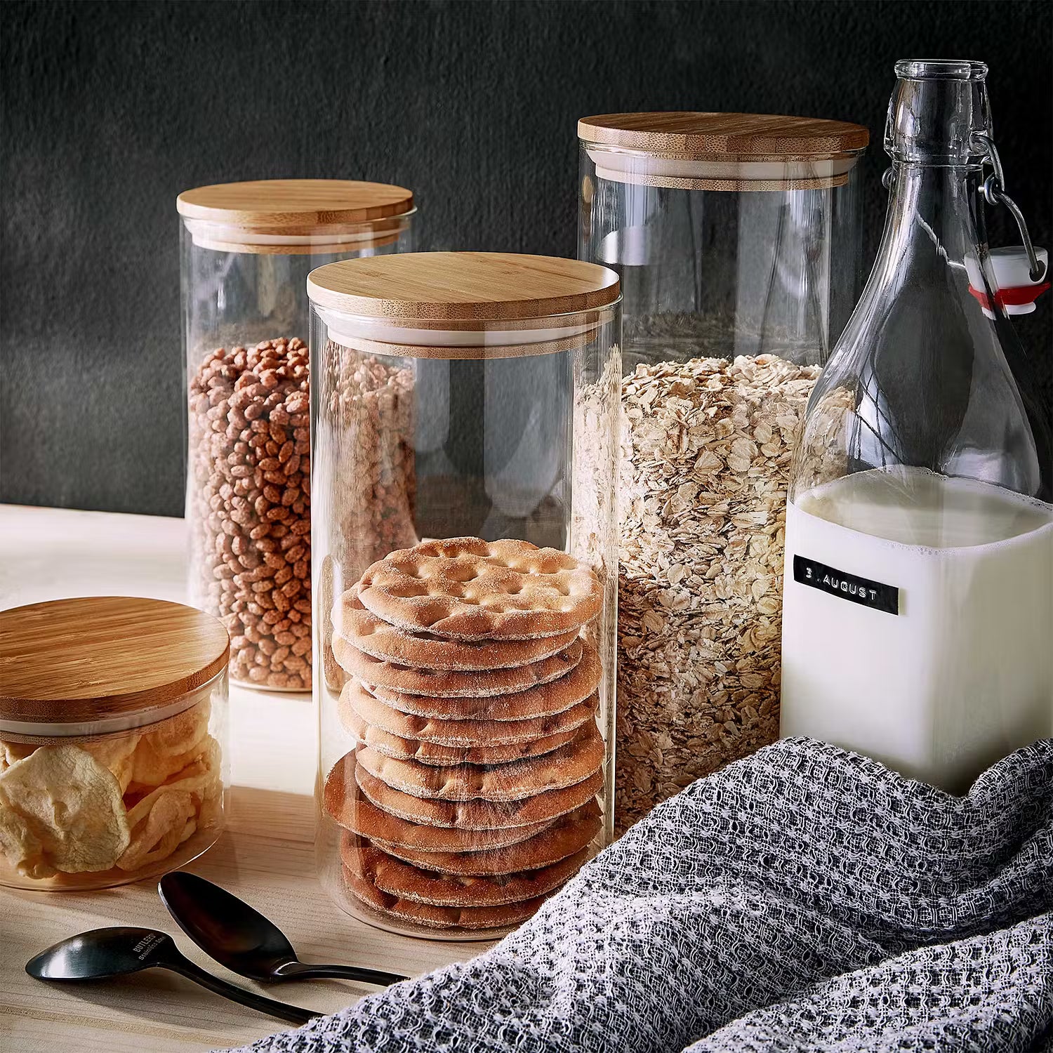 WOODLOCK Vorratsglas 4er-Set
