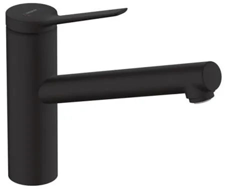 HG Zesis M33 køkkenarmatur - etgrebsbatteri 220mm tud t/kv mat sort