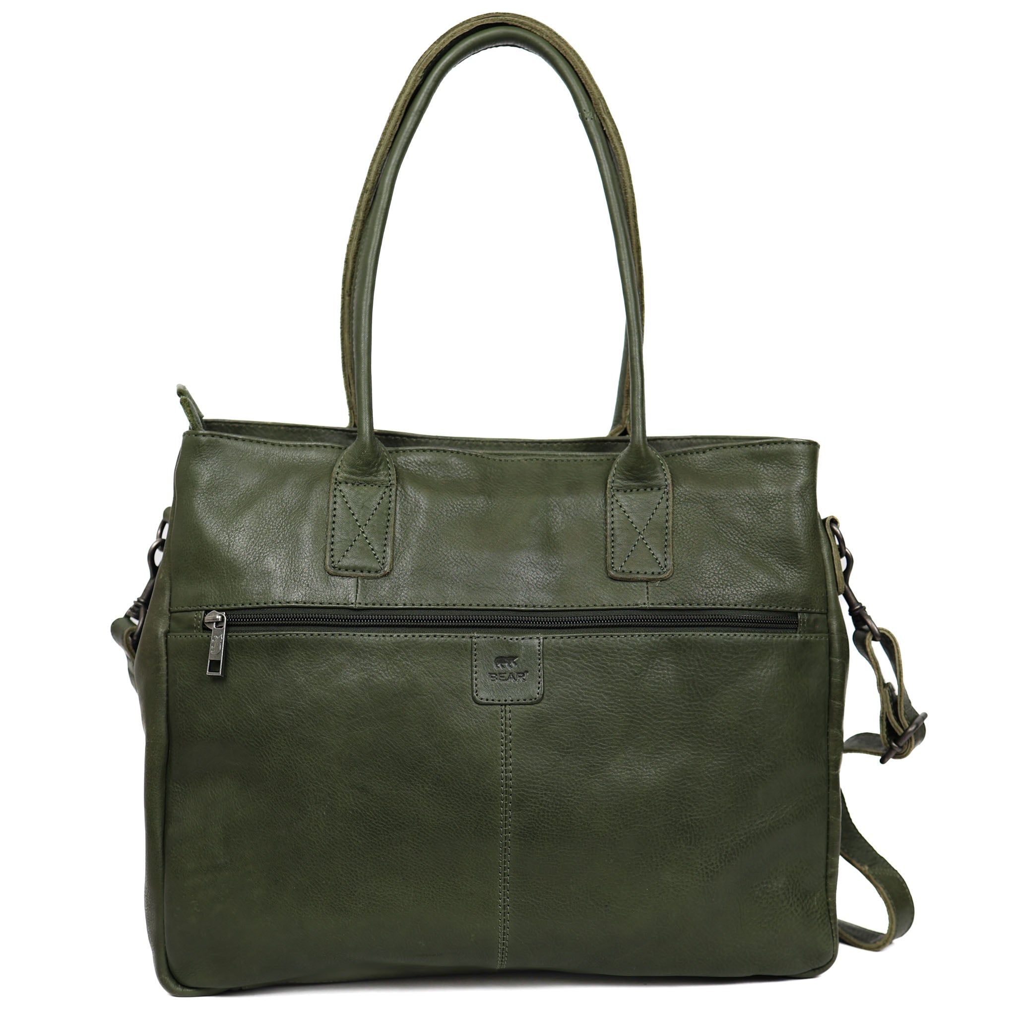 Hand-/schoudertas met laptopvak 'Maeve' groen Groen