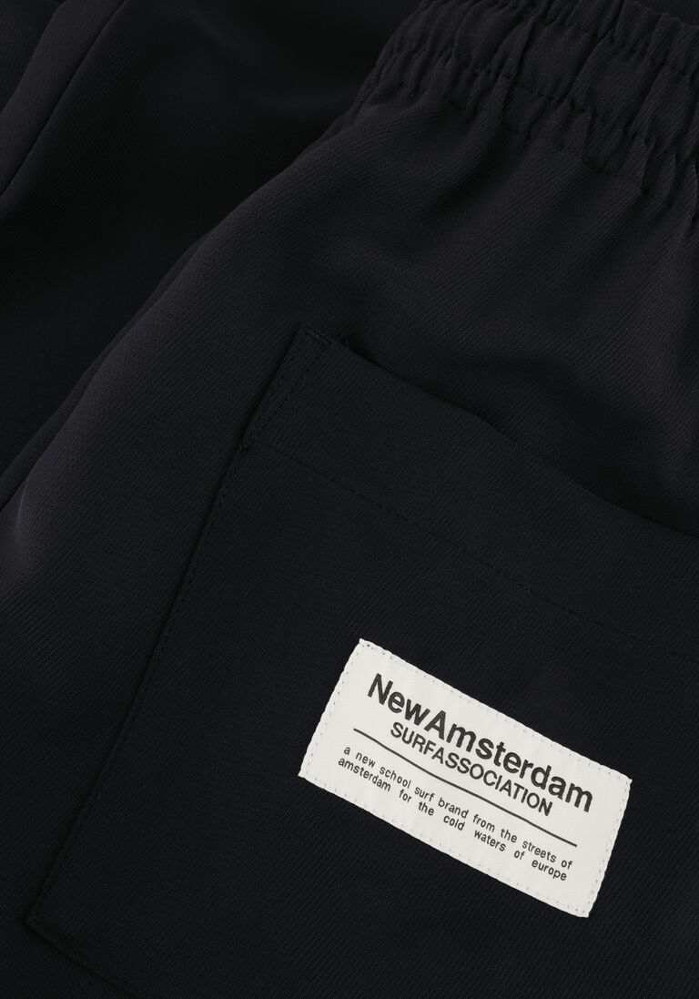 zwarte new amsterdam surf association wijde broek work trousers
