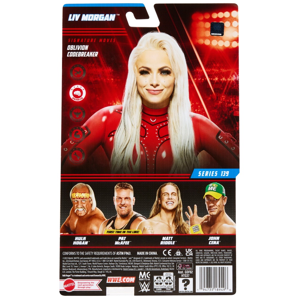 WWE Basic Series 139 Liv Morgan Actionfigur