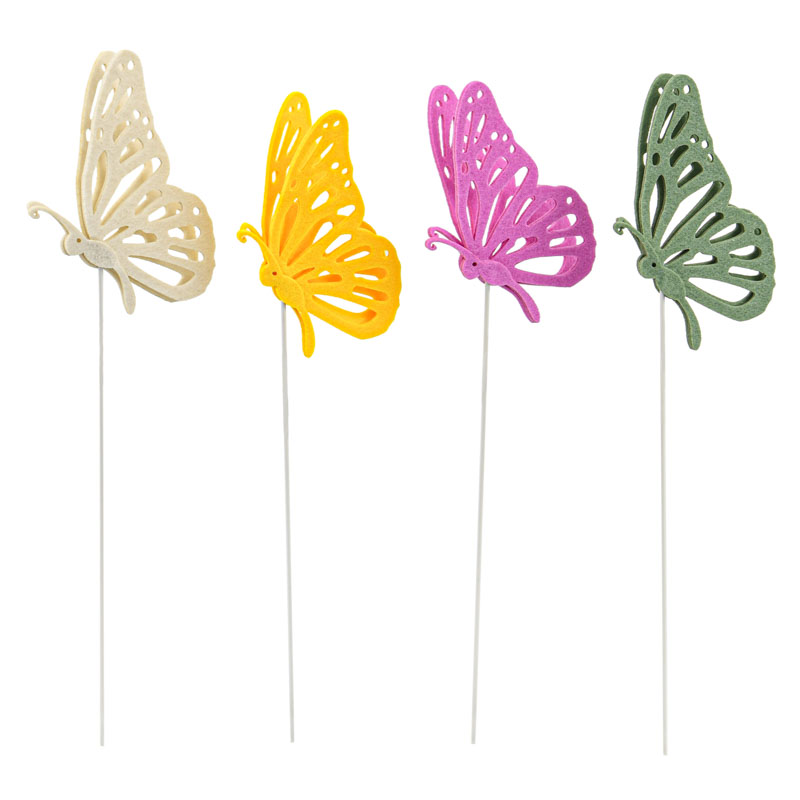 Pique papillon en feutrine