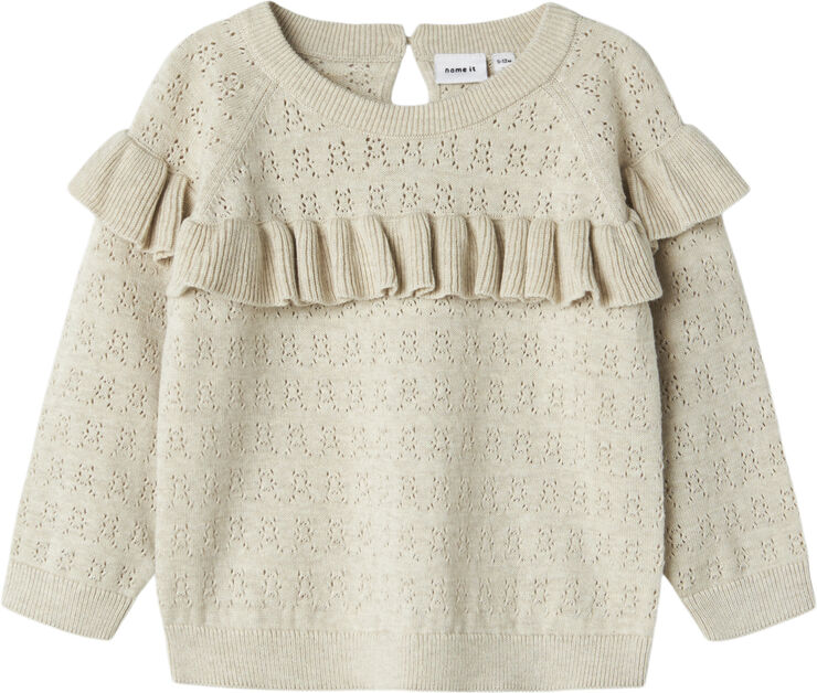 Name It NBFOSILLA LS KNIT Peyote melange