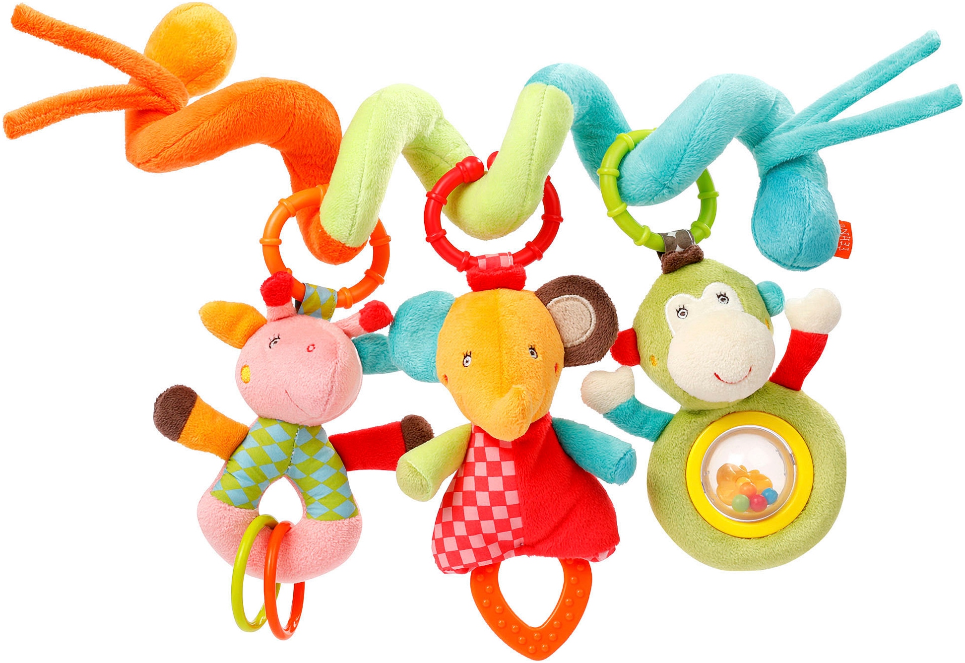 Fehn Greifspielzeug »Classic Stars, Safari Activity-Spirale«