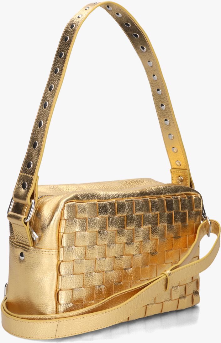 gouden núnoo schoudertas vilda metallic