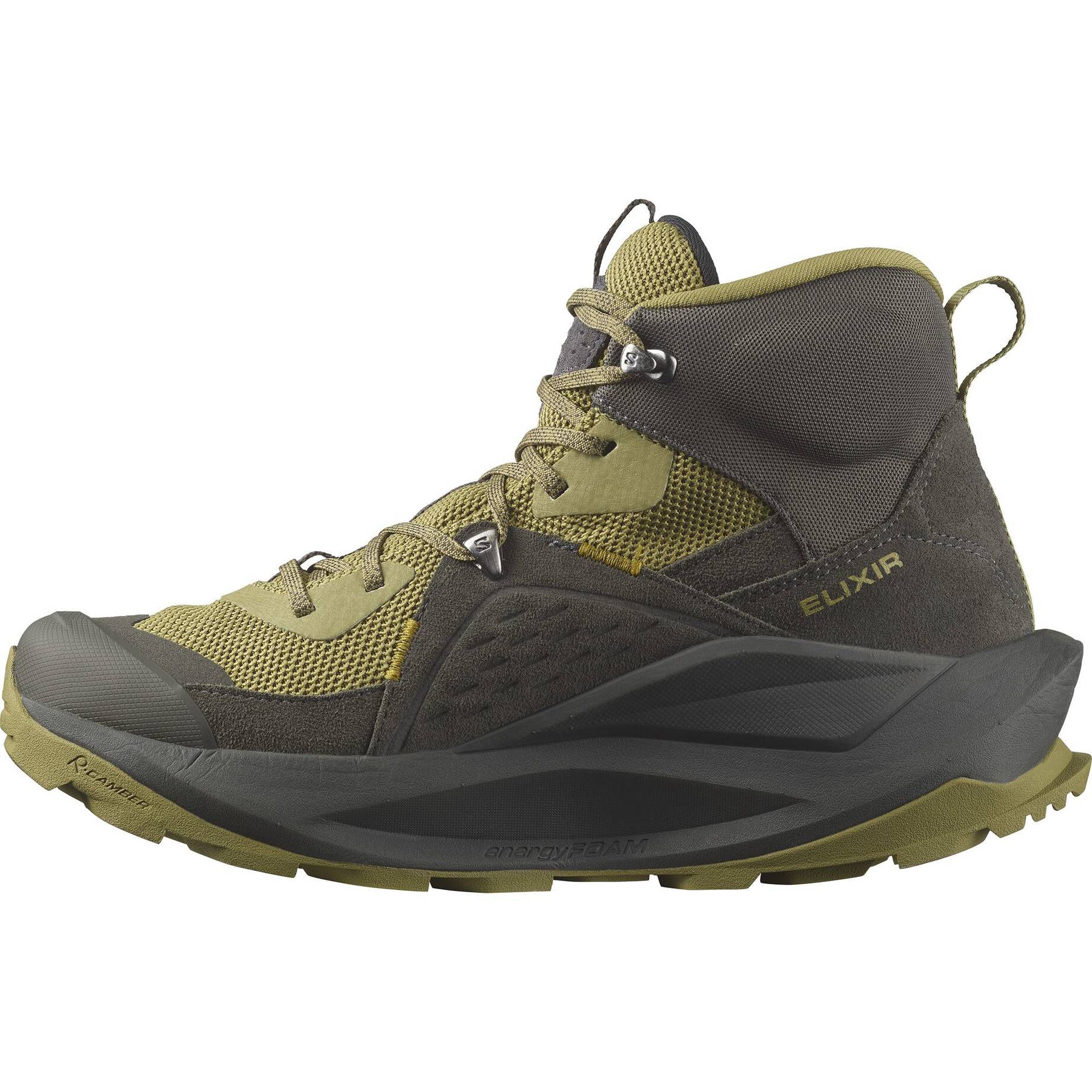 Salomon| Herren Wanderschuhe ELIXIR MID GTX wasserdicht mit Leder