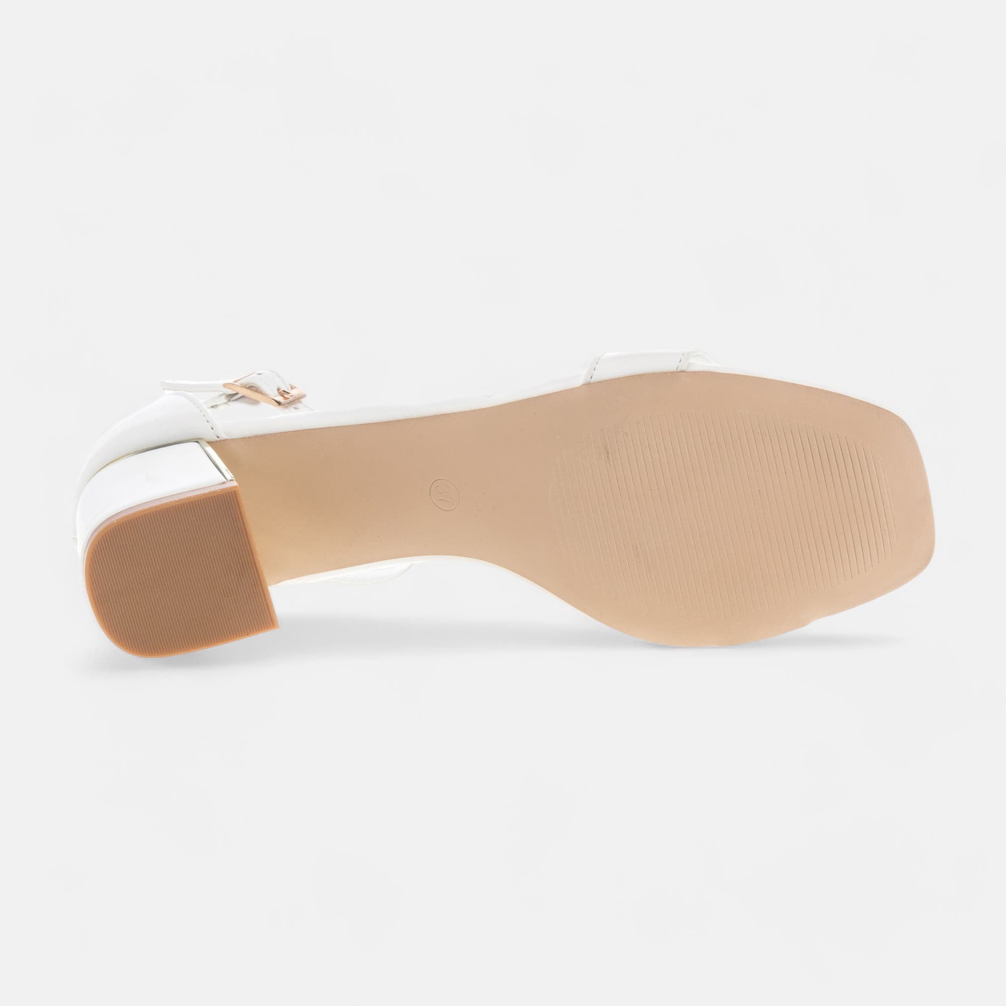 Nu-pieds à talon Femme blanc