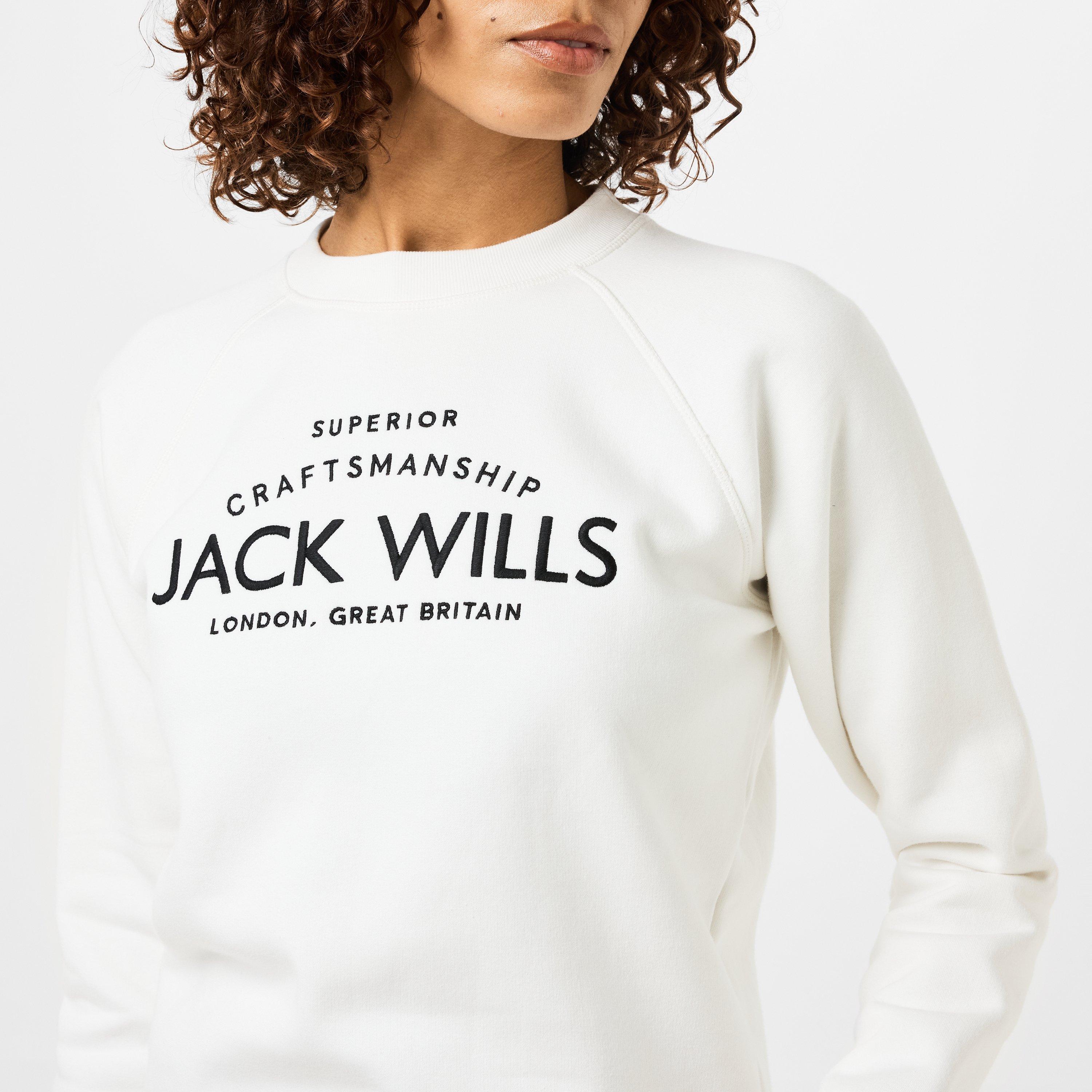 Jack Wills JW Hunston Graphic Crew Neck Sweatshirt
