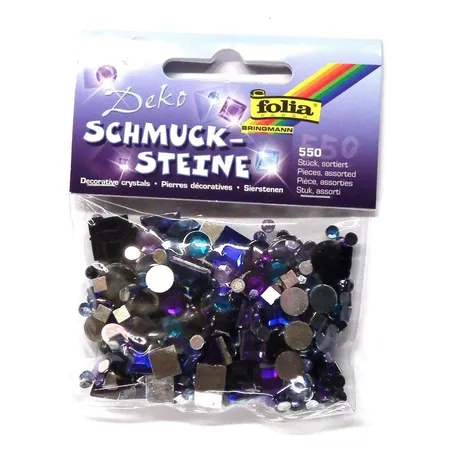 Folia Schmucksteine Moonlight, 550 Stück