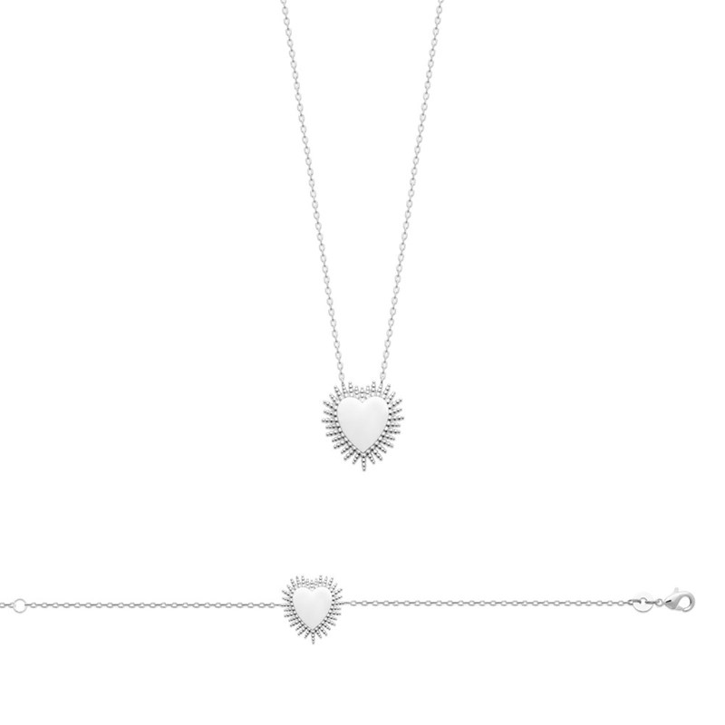 Collier Femme - Argent 925 - Longueur : 45 cm