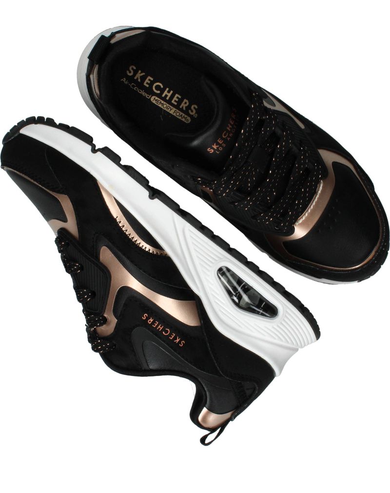 Skechers Uno Gen1 Color Surge Sneakers Zwart Meisjes