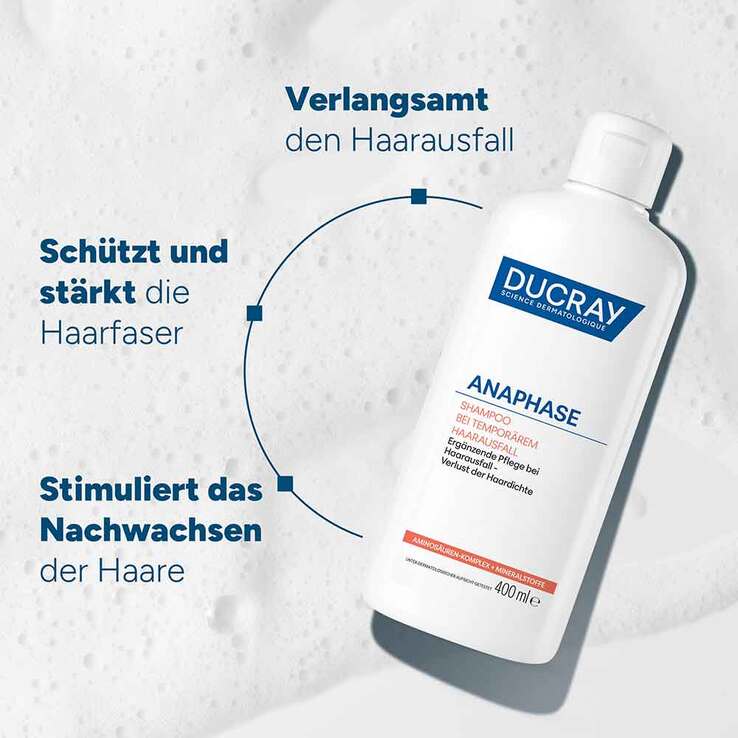Ducray Anaphase Shampoo bei temporärem Haarausfall, 200 ml