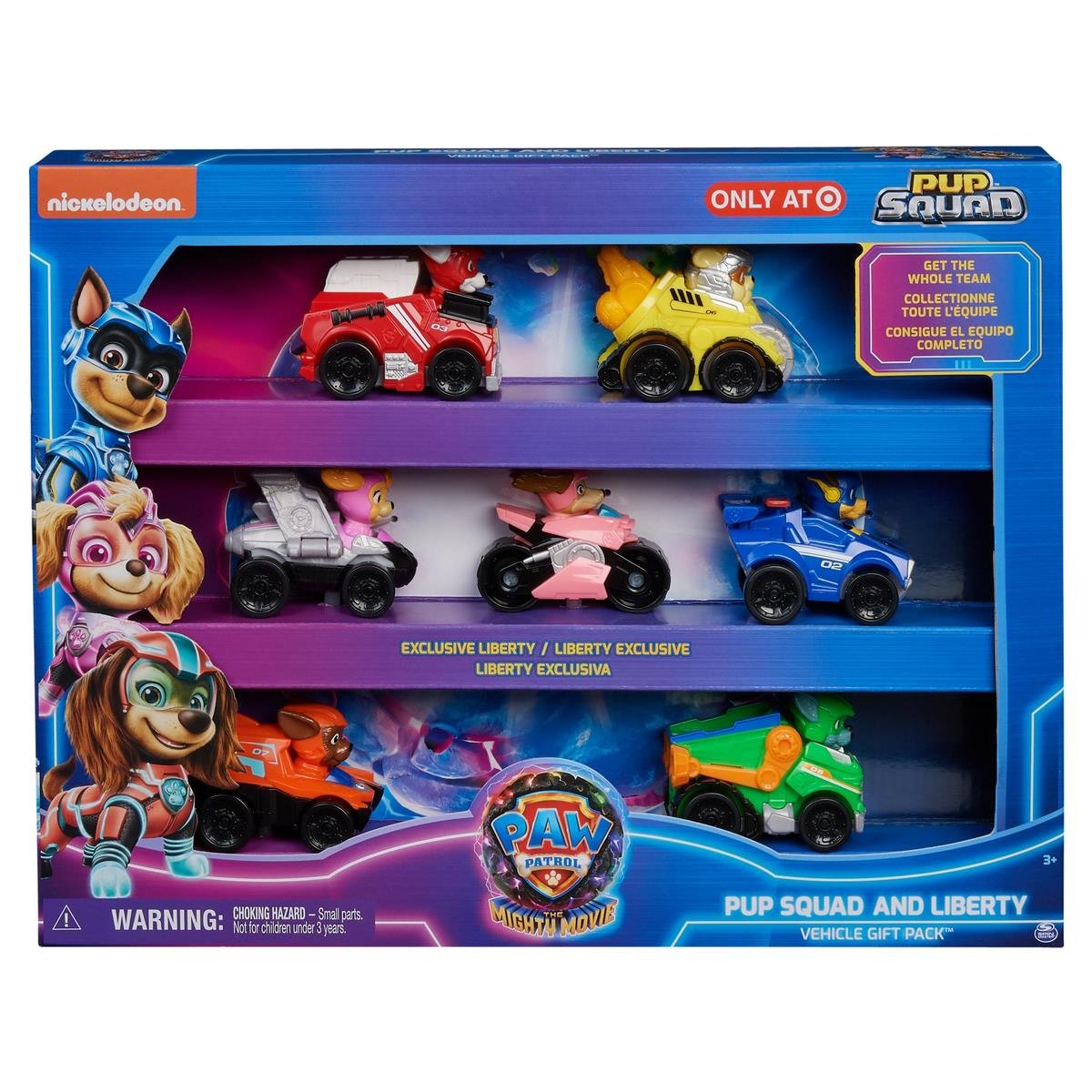 Coffret de 7 véhicules Pup Squad - Super Patrouille le film