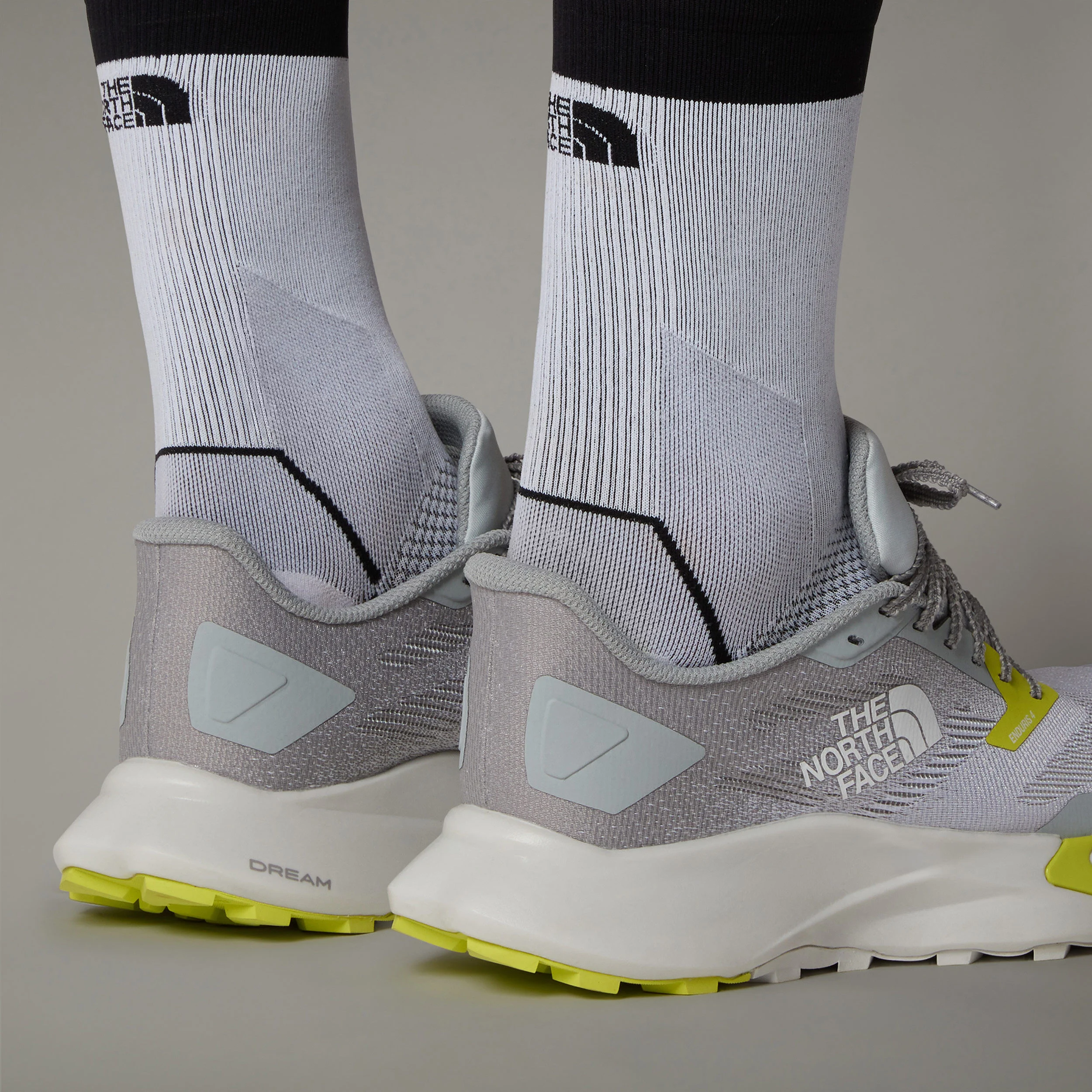 The North Face Vectiv Enduris 4 Chaussure Trail Hommes - Gris Clair , Jaune