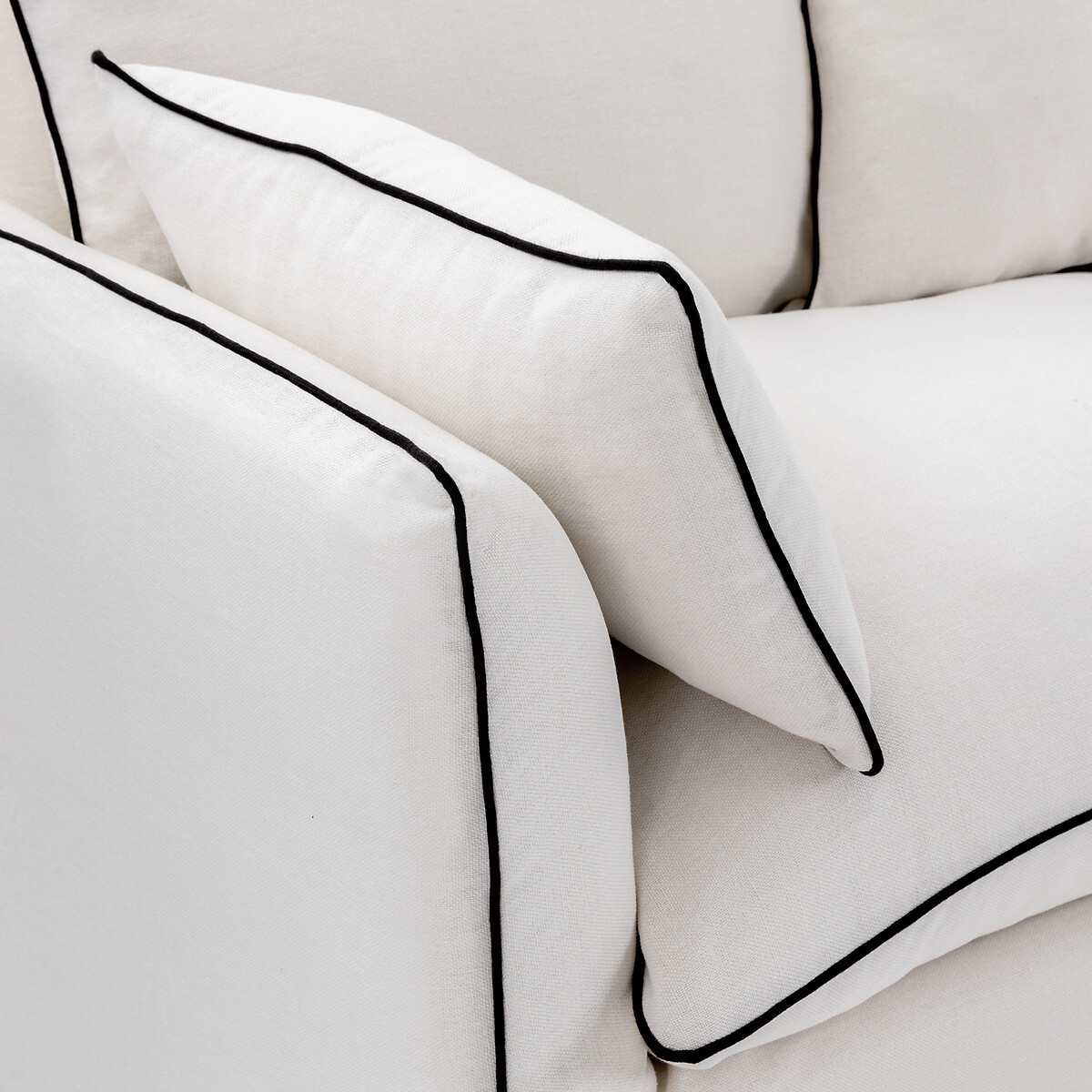 LA REDOUTE INTERIORS<br>Sofá em linho grosso, Odna