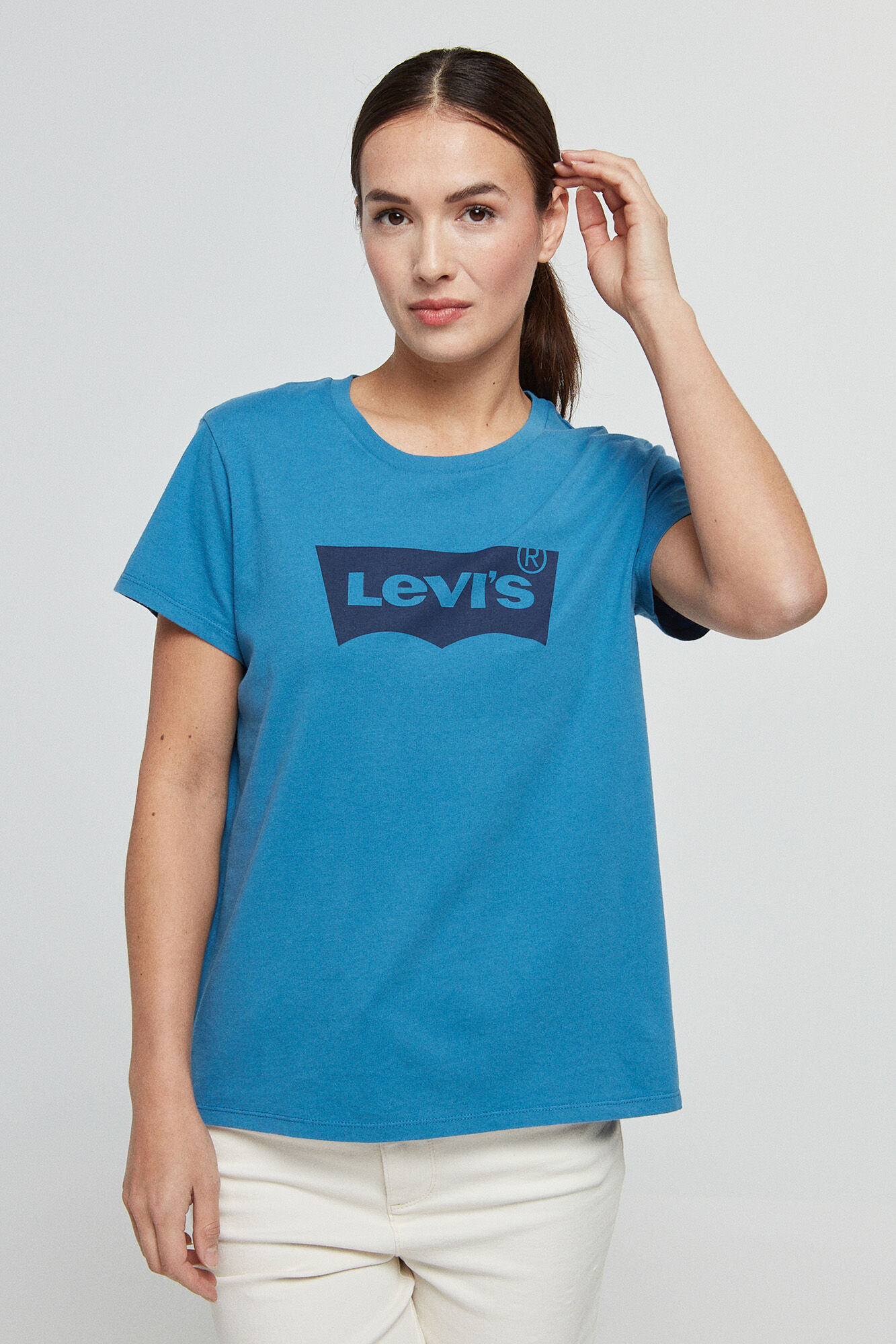 Camiseta Levi's® - azul médio