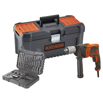 BLACK DECKER klopboor BEH850KA32-QS in koffer   32 dlg accessoires