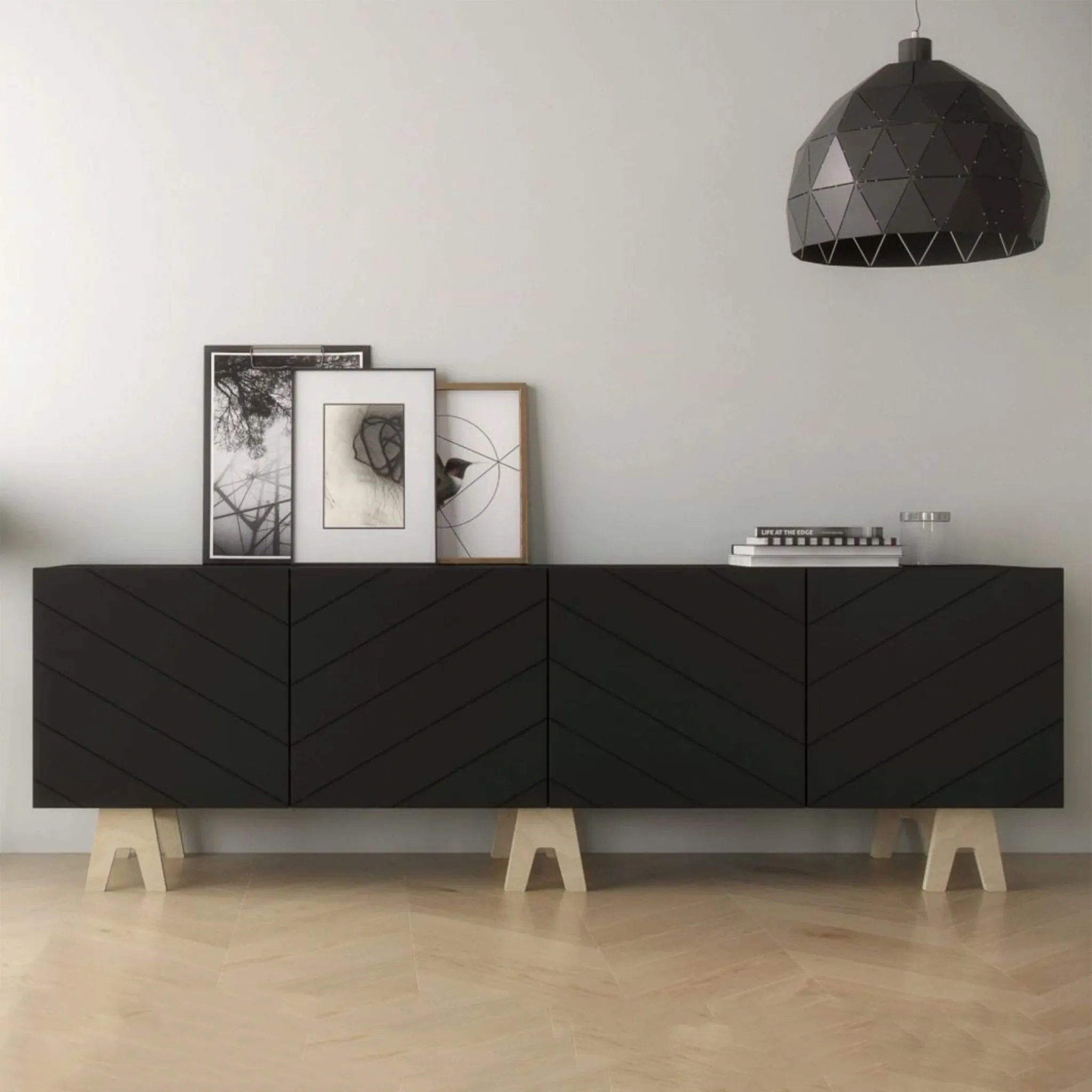 Nexera Meuble TV  Runway - Noir