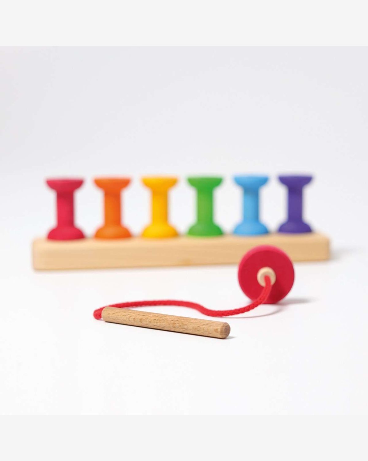 Stablesneller, Nål og Tråd – 2i1 Leke | Small Bobbins – Montessori Leker