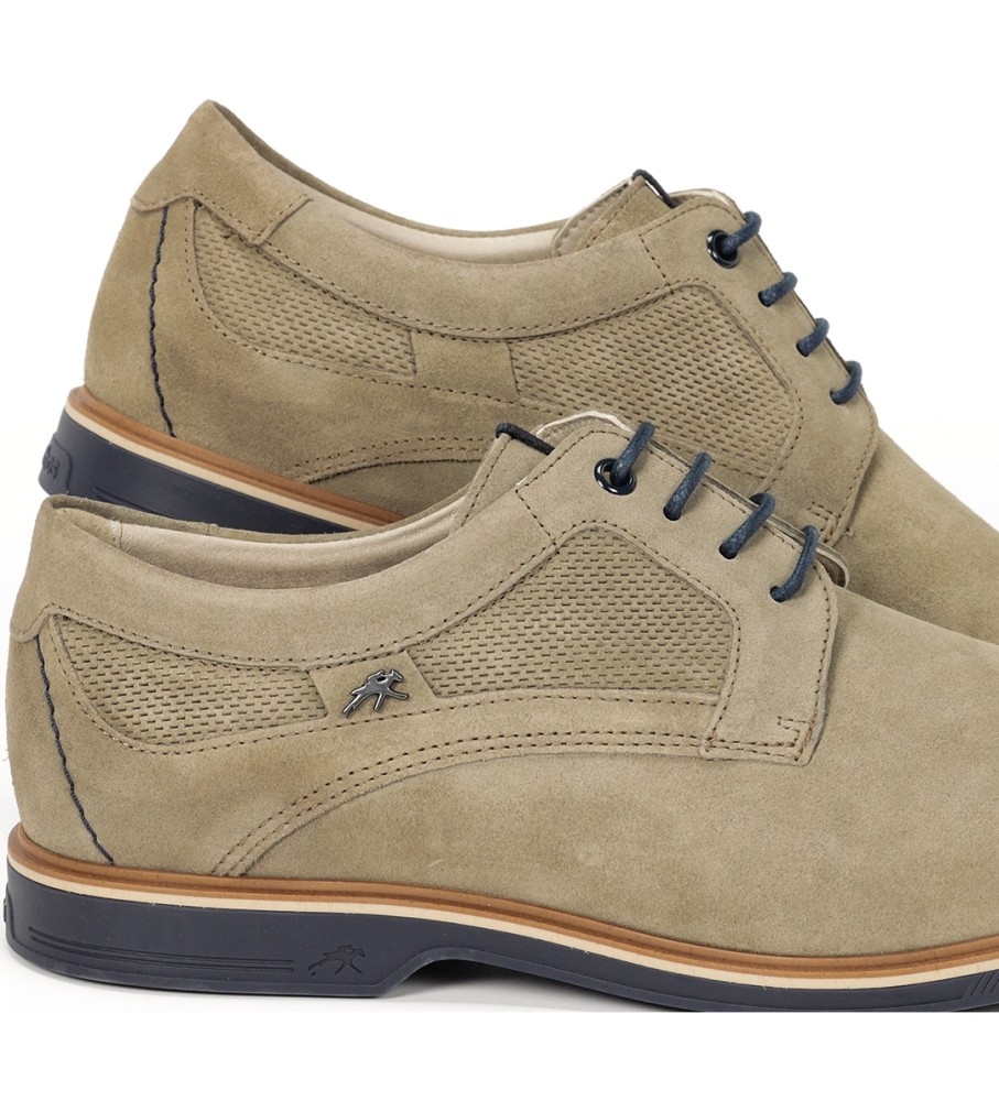 Sapatos de couro Tristan Taupe da Fluchos