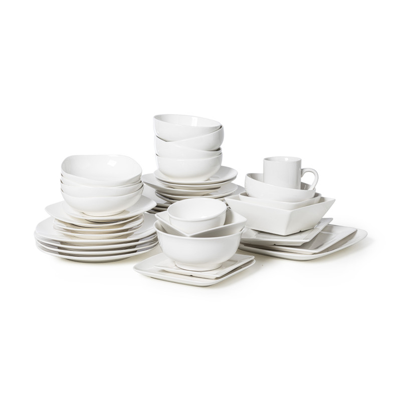 Basic ontbijtbord rond - wit - Ø19 cm
