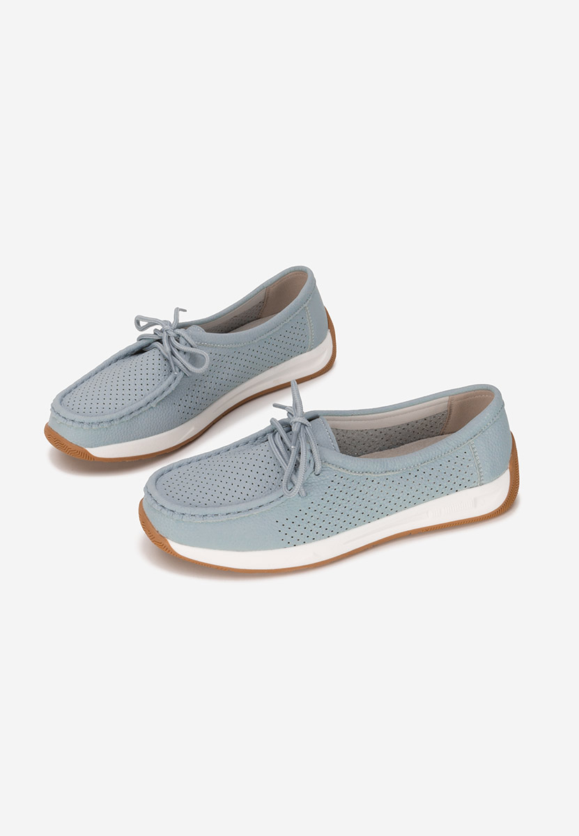 Mocassins femme bleus Kaliana