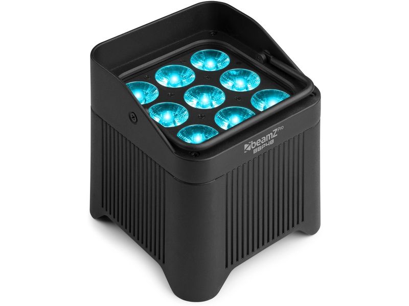 BeamZ Pro Bodenstrahler BBP48 Kompakter akkubetriebener Scheinwerfer mit 12 W LEDs