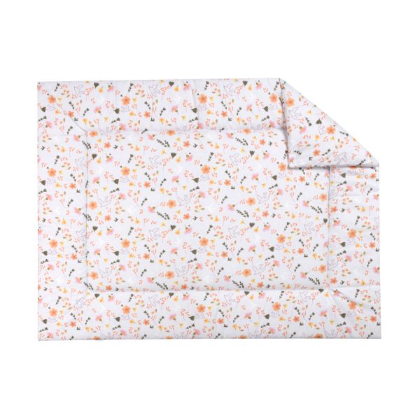 Bink Bedding Saar Boxkleed - 80 x 100 cm - Bloemen en Vogels