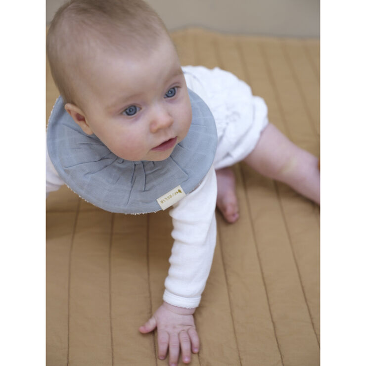 Fabelab Ruffle bib - Cottage Blue Mix - 3 pack Multi colours