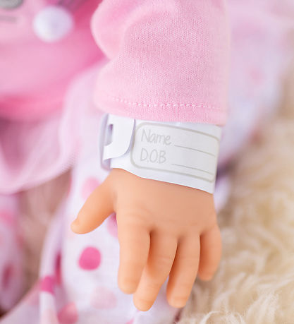 Tiny Treasures Puppe m. Blondes Haar - Pink Bunny Baby