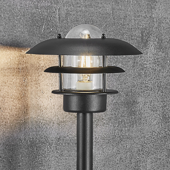 Potelet Marselis E27 H95cm IP44 Nordlux Noir