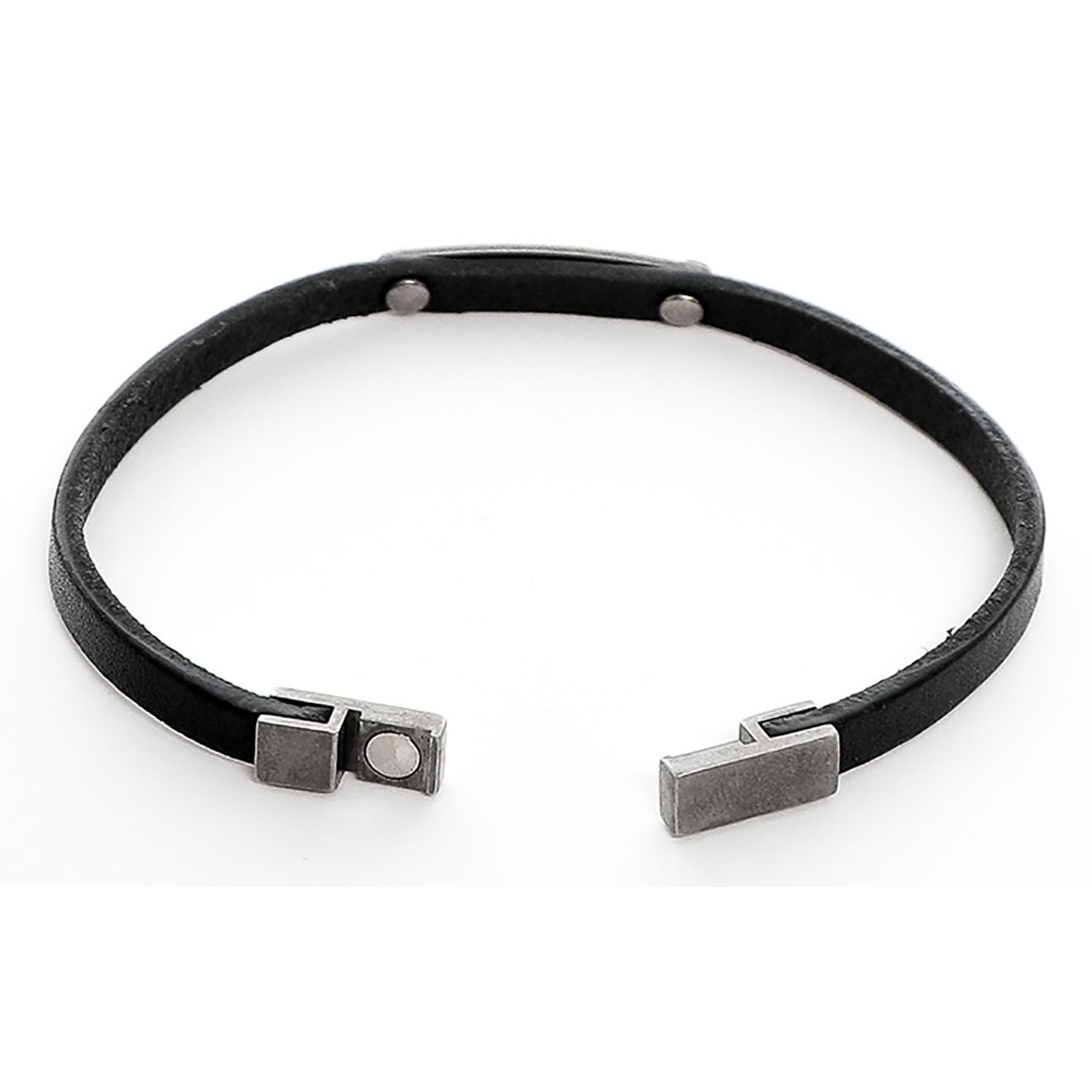 Saint Laurent Bracelet en Cuir noir - Neuf sans étiquette