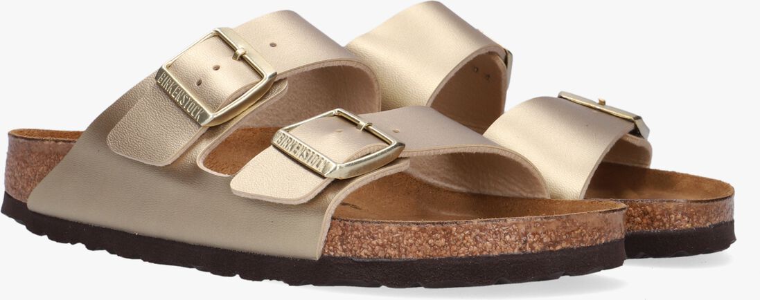 BIRKENSTOCK gouden birkenstock slippers arizona dames