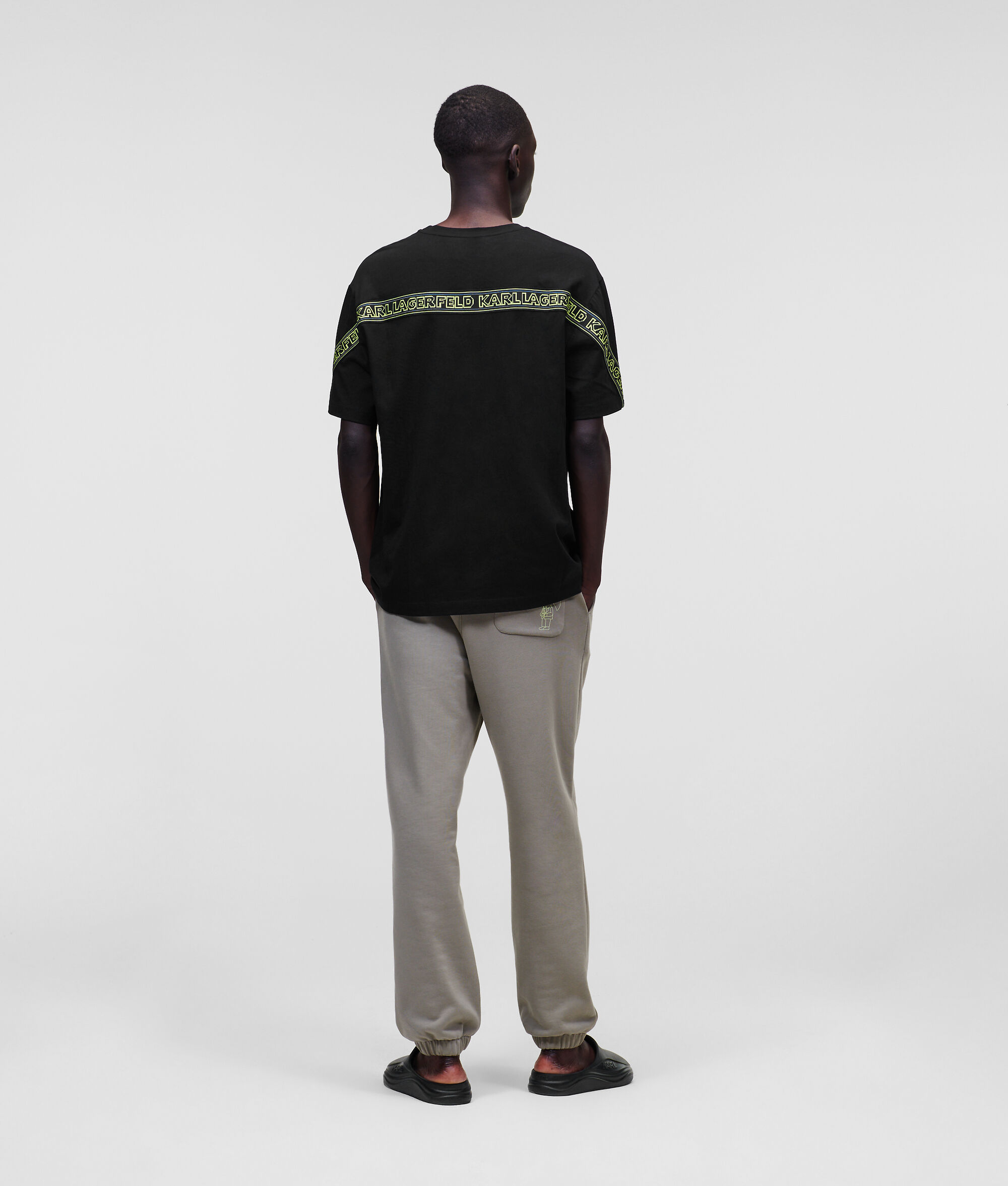 T-SHIRT AVEC GALON À LOGO KARL