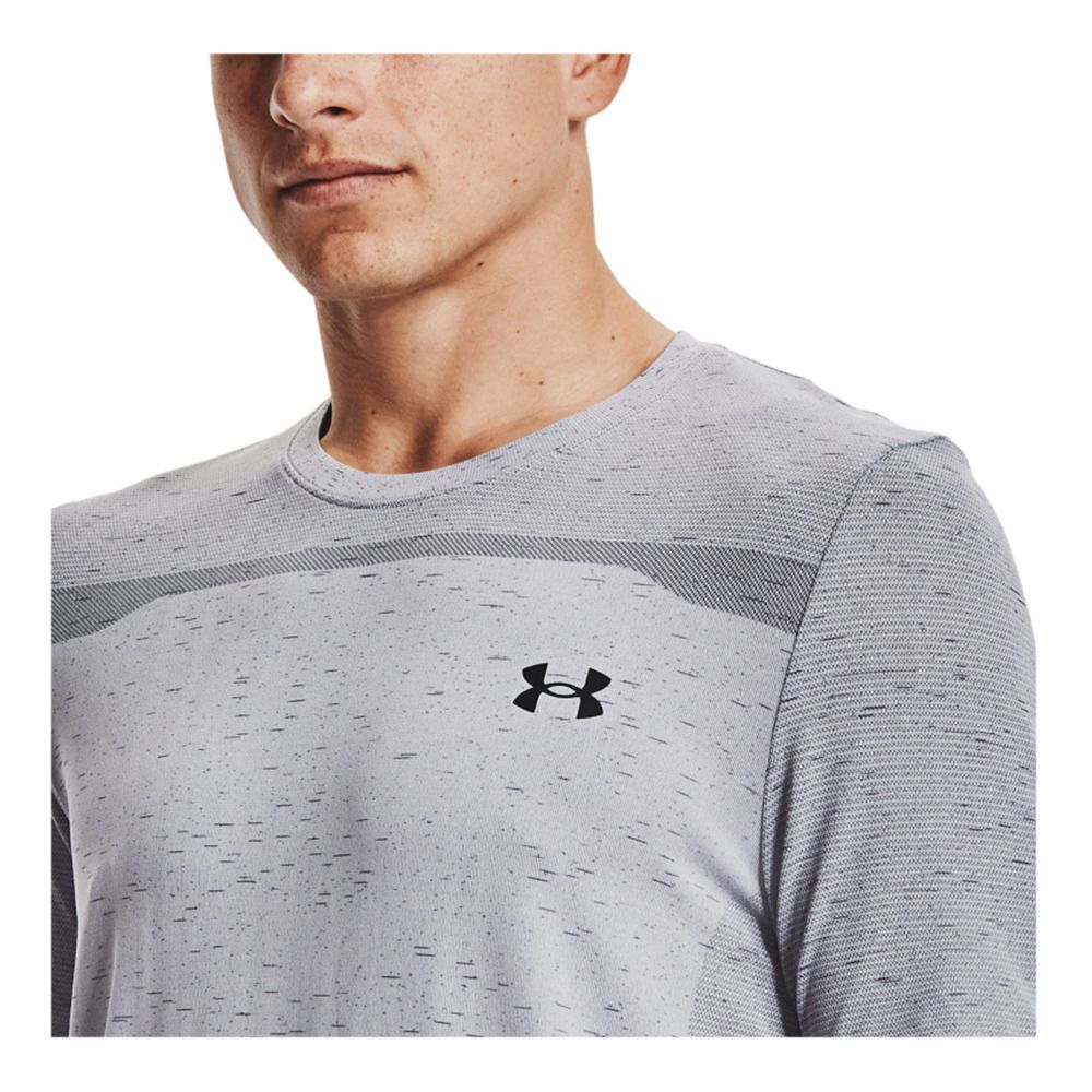 Under Armour SEAMLESS - Maillot Homme grey