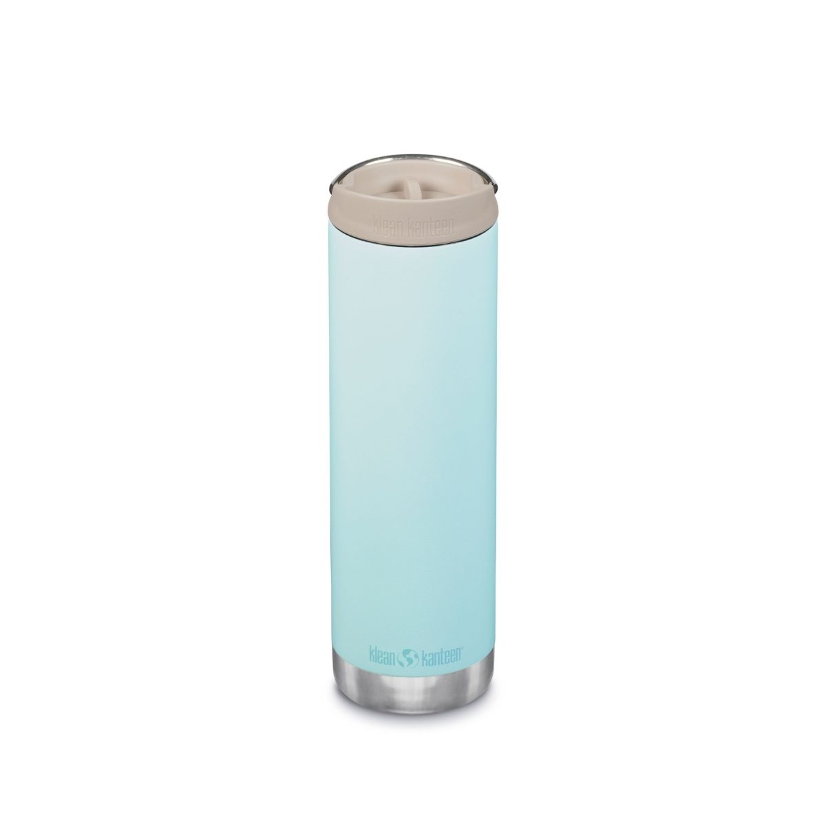 Garrafa térmica isolada Klean Kanteen Tkwide de 591 ml (20 oz) com tampa para café.